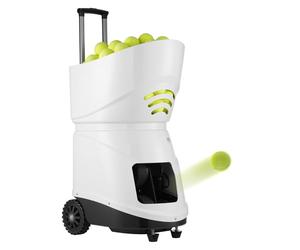 VEVOR Lanzador automático portátil de Pelotas de Tenis, máquina de Pelotas de Tenis, Lanzador de 150 Pelotas, Taladro multimodo 5 Motores, más de 2 Horas de Juego, batería Recargable