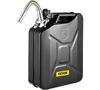 VEVOR Lata de Combustible Portátil 5,3 Gal Capacidad 20 L con Sistema de Boquilla Flexible Tanque de Combustible de Acero Inoxidable y Resistente al Calor para Equipos, Camiones, Automóviles, Negro