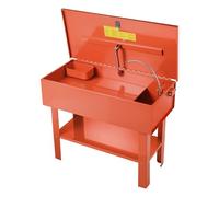 VEVOR Lavadora de Piezas para Taller 135 L, Capacidad de Disolvente de 65 L, Caudal de Salida de 3 L/min, Mesa de Limpieza de Dispositivo con Bomba Eléctrica para Cojinetes de Ruedas, Engranajes