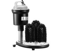 VEVOR Lavadora de Vasos Eléctrica Comercial Limpiador de Vasos con Barra de 5 Cepillos Máquina de Limpieza de Copas de Vino 1200 tazas/hora Lavadora de Vasos para Copas de Champán, Vasos de Cerveza