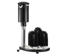 VEVOR Lavadora de Vasos Eléctrica Comercial Limpiador de Vasos con Barra de 5 Cepillos Máquina de Limpieza de Copas de Vino 1200 tazas/hora Lavadora para Copas de Champán para Bares Cafeterías