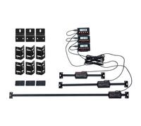 VEVOR Lectura digital, 152,4, 304,8, 609,6 mm, kit de pantalla DRO de escala lineal de 3 ejes con soportes en forma de L Soportes en forma de Z Placas engrosadas Tornillos de botón