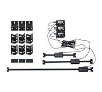 VEVOR Lectura digital, 152,4, 304,8, 609,6 mm, kit de pantalla DRO de escala lineal de 3 ejes con soportes en forma de L Soportes en forma de Z Placas engrosadas Tornillos de botón