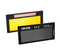 VEVOR Lente de Soldadura de Oscurecimiento Automático de 108 x 51 mm, Tono 10, Color Verdadero, con Sensores de Arco Dobles, Compatible con la Mayoría de Cascos de Soldadura para TIG, MIG, ARC