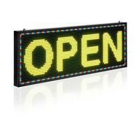 VEVOR Letrero LED Programable 99 x 35 cm Panel Digital Flexible Desplazable a Todo Color Tablero de Visualización con Patrón de Texto Personalizado Control de Aplicación Bluetooth para Publicidad