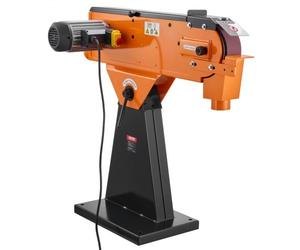 VEVOR Lijadora de Banda 7,62 x 200,7 cm, 2100 W, 900 RPM, con Ángulo Ajustable 0° a 45° y Puerto de Recolección de Polvo para Trabajos Profesionales de Carpintería y Metalurgia, Velocidad Única
