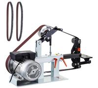 VEVOR Lijadora de Banda con 3 Cintas de 50 x 2082 mm, Lijadora Eléctrica de Correa con Motor de Cobre Puro Velocidad Constante 2800 r/min, Lijadora Pulidora Amoladora 1500 W para Pulir Herramientas