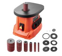 VEVOR Lijadora de Husillo Oscilante, 2000 RPM, 6 Manguitos 12,7-76,2 mm, Carrera 16 mm y Mesa de Hierro Fundido 397 x 295 mm, a Acabado de Muebles, Manualidades y Carpintería, 295 x 400 x 420 mm