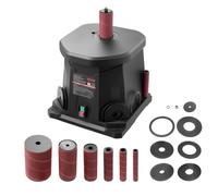 VEVOR Lijadora de Husillo Oscilante 2000 RPM, con 6 Manguitos 12,7-76,2 mm, Carrera de 15 mm y Puerto para Polvo para Acabado de Muebles, Lijado de Manualidades y Carpintería de Bricolaje, Negro