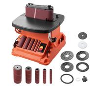 VEVOR Lijadora de Husillo Oscilante 2000 RPM, con Carrera 16 mm, 5 Manguitos 12,7-50,8 mm y Banda de Lijado 610 x 98 mm para Carpintería, para Muebles y Proyectos de Bricolaje, 420 x 460 x 440 mm