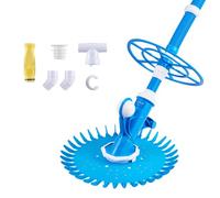 VEVOR Limpiador Automático de Piscinas por Succión 525 x 453,5 x 430 mm, Aspiradora de Membrana de Succión Lateral, Barredora por Succión con 12 Mangueras para Piscinas Enterradas y Elevadas