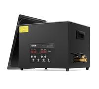 VEVOR Limpiador Ultrasónico 15 L con Calentador de Cesta y Temporizador de 360W