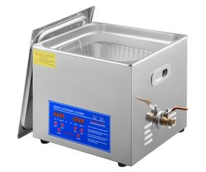 VEVOR Limpiador ultrasónico digital 15L Limpiador ultrasónico profesional Limpiador ultrasónico para pantallas Limpiador ultrasónico de joyería (15L) Limpiador Ultrasónico