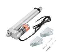 VEVOR Linear Actuator 12V, 6 Inch High Speed 0.55"/s Linear Actuator, 220lbs/1000N Linear Motion Actuator with Mounting Bracket and IP54 Protection