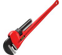 VEVOR Llave de Hierro fundido para tubos de 110 cm llave de garra de mandíbula de 200 mm llave para tubos de plomería ajustable resistente para grifo de fregadero, inodoro, escurridor, baño, cocina