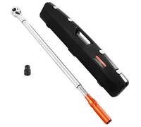 VEVOR Llave Dinamométrica de Clic Accionamiento de 3/4" 136-814 Nm 48 Dientes ±3% de Alta Precisión Juego de Llaves Dinamométricas de Doble Dirección con Escalas de Doble Rango para Reparación