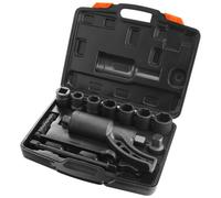 VEVOR Llave Dinamométrica Multiplicadora de Torsión de 25,4mm Relación 1:58 Multiplicador de Fuerza con 8 Vasos Caja Multiplicadora de Torsión de Acero de Aleación para Quitar Tuercas de Rueda, Garaje