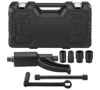 VEVOR Llave Multiplicadora de Par 25,4 mm Relación 1:58 Multiplicador de Fuerza con 4 Vasos Caja Multiplicadora de Par de Acero de Aleación para Quitar Tuercas de Rueda Coche Taller Garaje