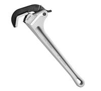 VEVOR Llave para Tubo Recto de Aluminio 457,2mm Llave para Plomería Ajustable con Mandíbula de Alta Resistencia Mango Ergonómico Fácil de Transportar para Tuberías de Agua, Reparaciones de Automóviles