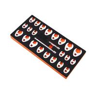 VEVOR Llaves de Pie de Cuervo 24 Piezas con Accionamiento 3/8" Llave de Palanca SAE 3/8"-1" Métrica 10-22 mm Acero Cr-Mo Con Estuche Compatible con Llave Dinamométrica para Reparación de Automóviles