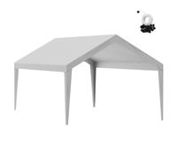 VEVOR Lona de Toldo de Repuesto Pared Lateral 6,1x3,64 m Gris Marco NO Incluido