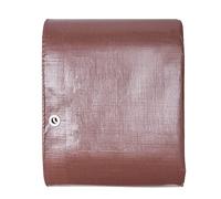 VEVOR Lona Protectora para Exteriores 365,76 x 1219,2 cm Lona Impermeable de Polietileno de 16 mils, Resistente a los Rayos UV y a la Temperatura con Ojales Reforzados, Alta Durabilidad, Marrón