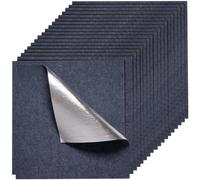 VEVOR Losetas de Alfombra 610 x 610 mm 15 uds Autoadhesivas Color Gris 5,6 m²