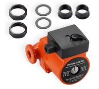 VEVOR LPS25-6S/130 Bomba de Circulación, 55 LPM, Ajuste de 3 Velocidades, Bomba de Recirculación de Agua Caliente de Hierro Fundido, Conexión Roscada, para Sistemas de Calefacción Residenciales