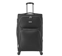 VEVOR Maleta Blanda Expandible con Ruedas Giratorias, Maleta Grande para Facturar 71 cm, Ligera, con Bolsillo Expandible con Cremallera y Candado TSA, Duradero, Color Negro, 505 x 340 x 820 mm