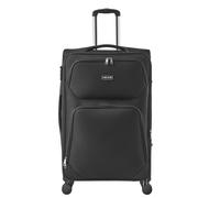 VEVOR Maleta Blanda Expandible con Ruedas Giratorias, Maleta Grande para Facturar 71 cm, Ligera, con Bolsillo Expandible con Cremallera y Candado TSA, Duradero, Color Negro, 505 x 340 x 820 mm