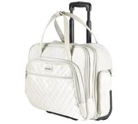 VEVOR Maleta para Ordenador Portátil de Hasta 39,62 cm, Bolso de Mano con 2 Ruedas Fijas y Un Asa Telescópica de 4 Alturas Ajustables para Trabajo, Oficina, Viajes de Negocios, Viajes Diarios