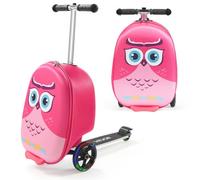 VEVOR Maleta Patinete Infantil 315 x 670 x 790 mm 20 L con 3 Ruedas Viajar, Rosa