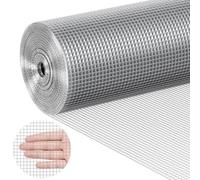 VEVOR 48in x 100 ft 23 Gauge Malla de Alambre Soldada, Plata