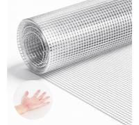 VEVOR Malla Metálica 1 m x 5 m, Malla de Alambre Fina de 6,3 mm x 6,3 mm, Diámetro de 0,55 mm, Rollo de Alambre de Acero Galvanizado para Gallinero Jardín de Plantas, Previene Roedores Serpientes