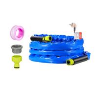 VEVOR Manguera de Agua Caliente para Autocaravana 4,5 m, Manguera de Agua Potable Anticongelante hasta -42,7 ℃, con Tapa Ondulada, Autorregulable, Diámetro Interior 16 mm, Sin Plomo ni BPA