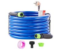 VEVOR Manguera de Agua Potable Calentada para RV 7,6 m Anticongelante -42,7 °C Autorregulación Automática Diámetro Interior de 5/8" con Kit de Accesorios de Conexión Rápida sin Plomo sin BPA
