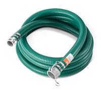 VEVOR Manguera de Succión de 50,8 mm x 6,1 m, Manguera con Conectores Bloqueos de Leva, Accesorios de Aluminio para Varias Bombas para Tratamiento de Aguas Residuales, Transporte de Agua, Verde