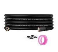 VEVOR Manguera Flexible para Lavadora a Presión 7,6m Manguera de Lavado a Presión Conexión 1/4" Conector Roscado M22-14 mm Radio de Curvatura de 19,1mm, 248,21 bar para Extensión de Lavadora a Presión