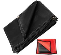 VEVOR Manta de Protección de Soldadura 6 x 10 FT Manta de Fibra de Vidrio Manta Ignífuga Resistente Color Negro