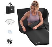 VEVOR Manta de Sauna Infrarroja Portátil de 5 Capas Bolsa de Viaje 180 x 80 cm con Control Multinivel, Temporizador, Aislamiento de 360° para Spa en Casa, Relajación Nocturna y Descanso Tras Ejercicio