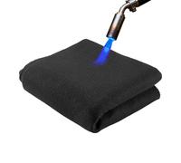 VEVOR Manta de Soldadura de Fieltro de Carbono Ignífugo, Resistente al Calor 982 °C, Alfombrilla de Soldadura Aislante Ignífuga de 3,5 mm de Grosor, 1016 x 1016 mm, para Talleres, Garajes, Negro