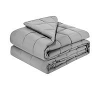 VEVOR Manta pesada de 88 x 104 pulgadas, tamaño King, manta pesada de 25 libras con cuentas de vidrio refrescante, suave y transpirable para uso en todas las estaciones, adecuada para adultos de 250 a