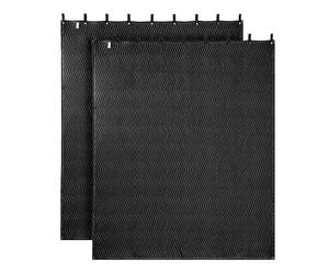 VEVOR Mantas Insonorizantes 2 Piezas, Manta de Amortiguación Acústica Espesa 2438 x 2032 mm con Ojales, Cortinas Insonorizadas para Estudio, Bloqueador de Luz y Grabación de Música para Ventanas