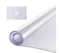 VEVOR Mantel Transparente Rectángulo 106,7x152,4 cm Mantel de PVC para Mesa Espesor de 2 mm Protector de Mesa de PVC Impermeable Fácil de Limpiar para Oficina, Cocina, Restaurante, Comedor