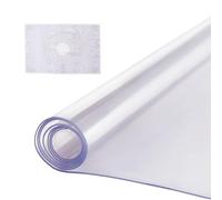 VEVOR Mantel Transparente Rectángulo 61x121,9 cm Mantel de PVC para Mesa Espesor de 2 mm Protector de Mesa de PVC Impermeable Fácil de Limpiar para Oficina, Cocina, Restaurante, Comedor
