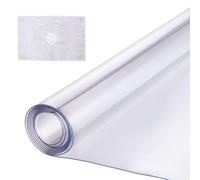 VEVOR Mantel Transparente Rectángulo 76,2 x 152,4 cm Mantel de PVC para Mesa Espesor de 1,5 mm Protector de Mesa de PVC Impermeable Fácil de Limpiar para Oficina, Cocina, Restaurante, Comedor
