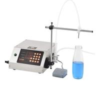 VEVOR Máquina Automática de Llenado de Líquidos Capacidad de 5 a 650 mL Llenadora de Botellas Bomba Peristáltica de Control Digital para Leche, Agua, Vino, Bebidas, Salsa de Soja, Boquilla Única
