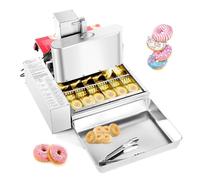 VEVOR Máquina Automática para Hacer Donas 6 Filas 2000 W, Equipo para Hacer Rosquillas de Alta Potencia 360 Piezas/Hora, de Acero Inoxidable con Control Inteligente, para Panadería, Cafetería