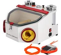 VEVOR Máquina Chorro de Arena, 220V/50HZ Máquina de Chorro de Arena Dental, 4KG/CM Máquina Profesional para Limpieza con Chorro de Arena con 2 Tanques para Industria Dental