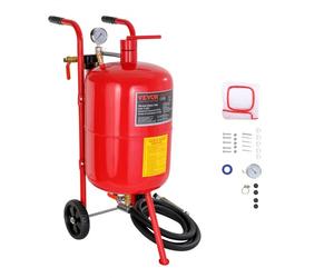 VEVOR Máquina Chorro de Arena 40L, Arenadora Chorro de Aena Profesional 60-125 PSI, con Accesorios 3 m, Chorreadora de Arena para Eliminar Pintura u Óxido de Equipos